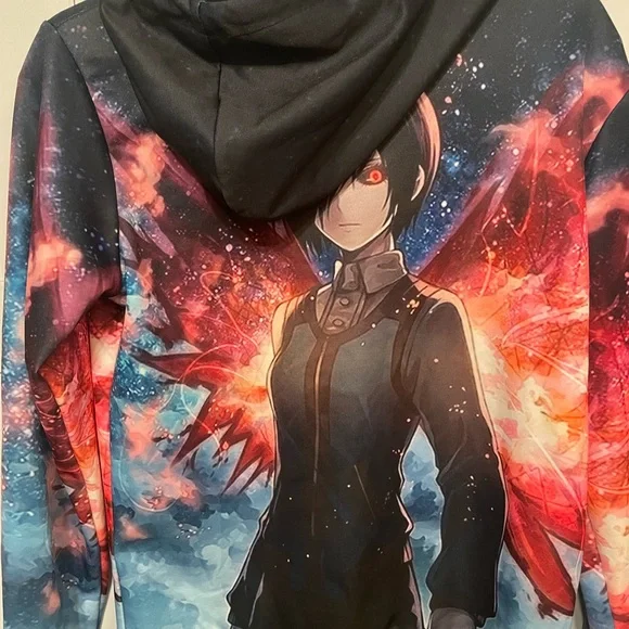 Black Graphic Hoodie - Picture 4 of 6